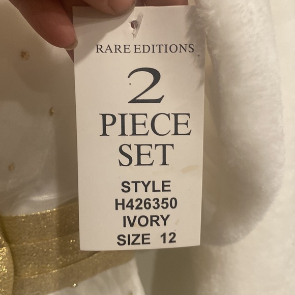 NWT Rare Editions 2 Piece Set Big Girl Size 12 - Picture 6 of 7